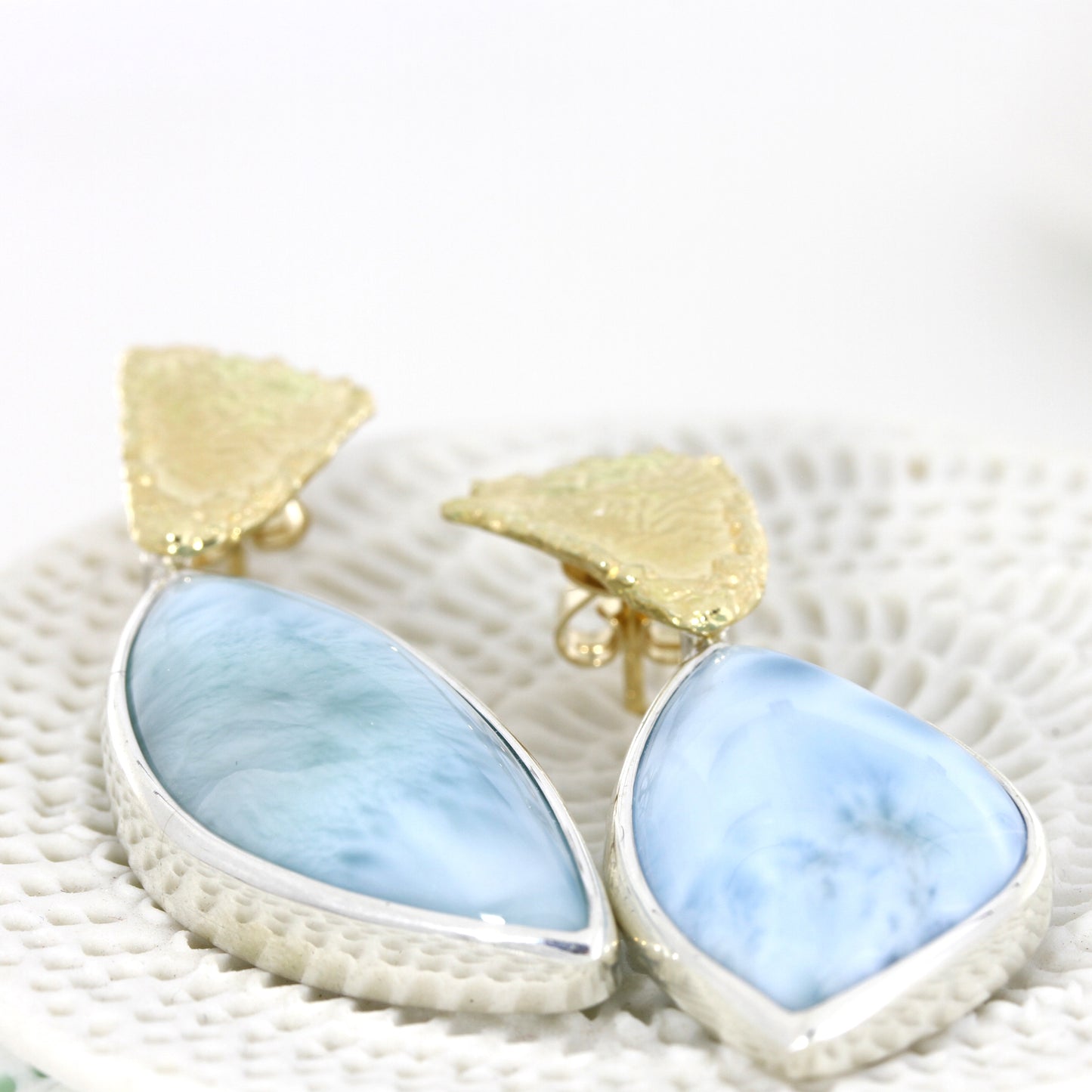 Larimar Earrings