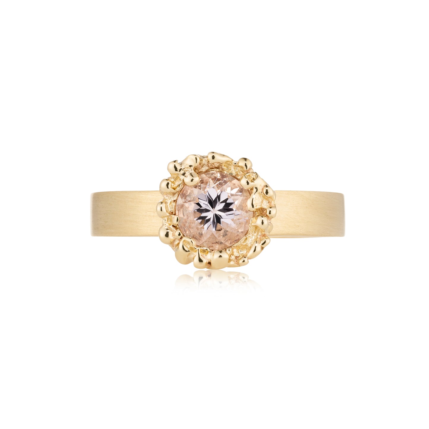 Peaches and Bubbles Ring