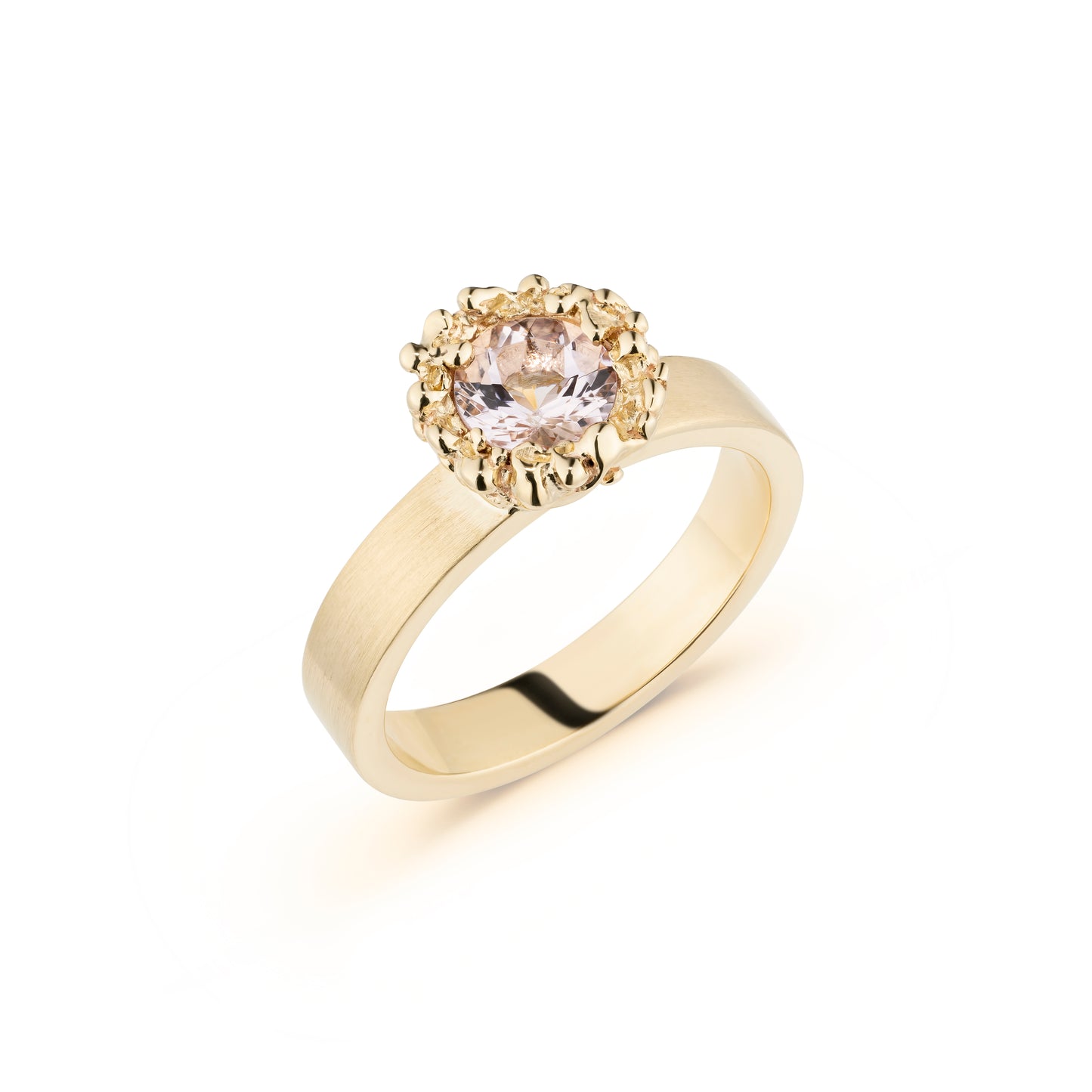 Peaches and Bubbles Ring