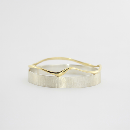 Textured Wave Bracelet