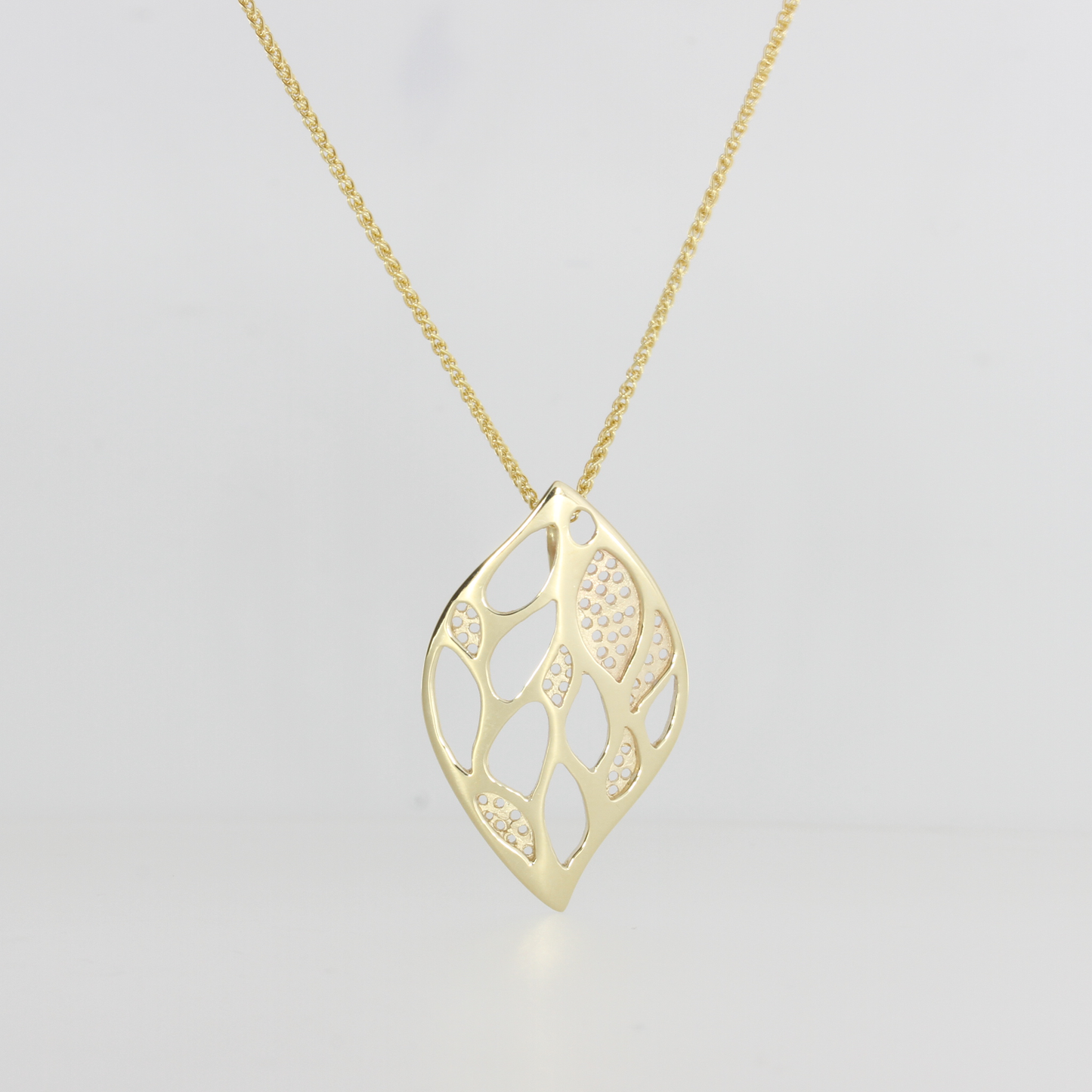 Lace Leaf Pendant