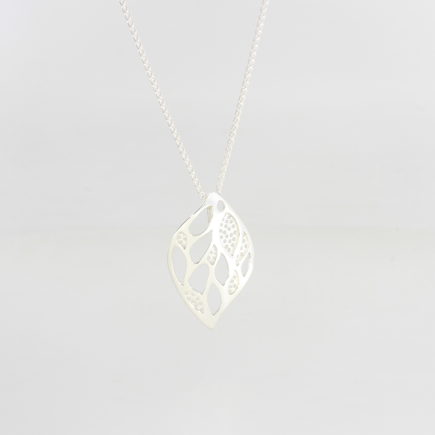 Lace Leaf Pendant