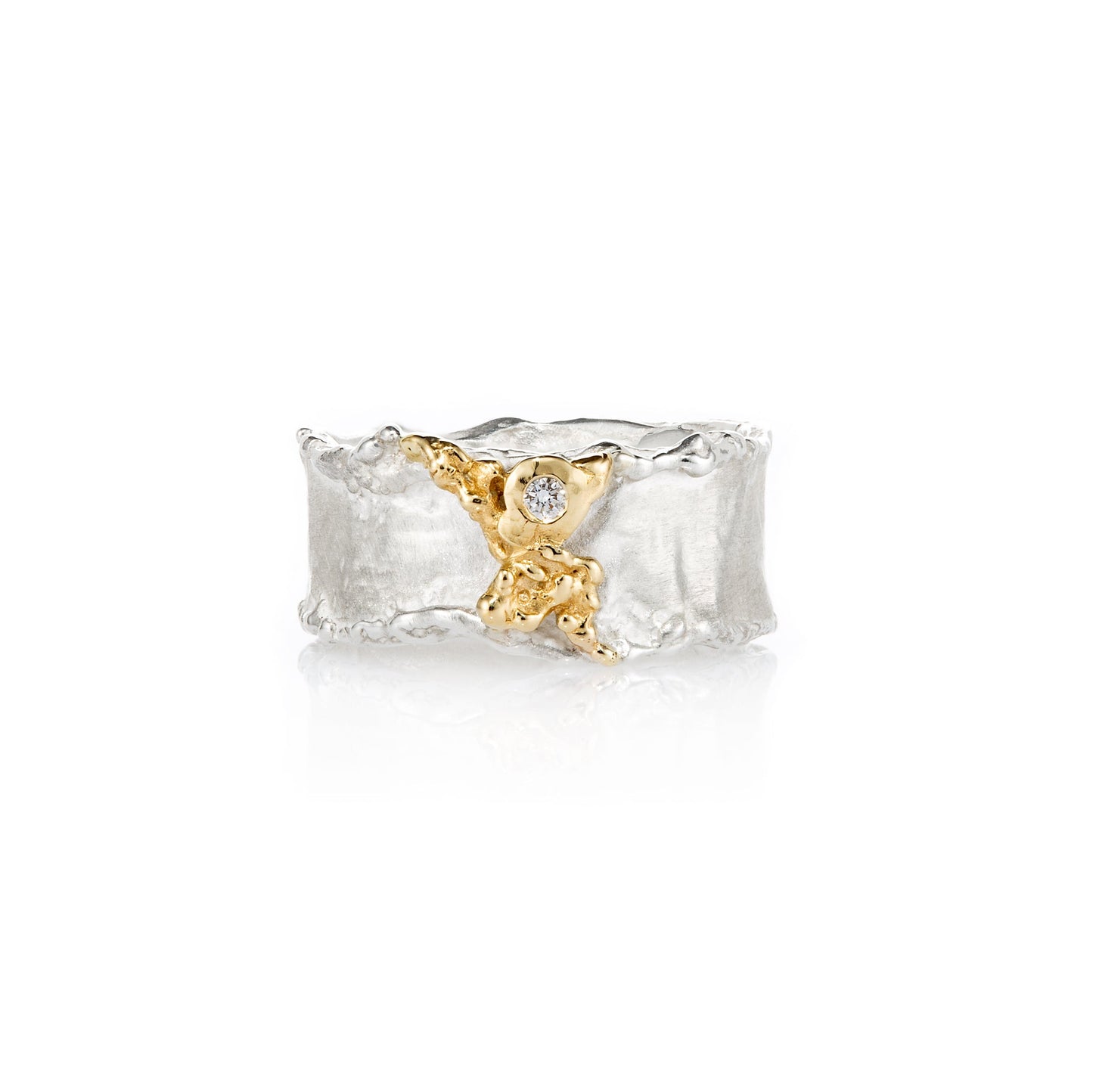 Coral Sparkle Ring