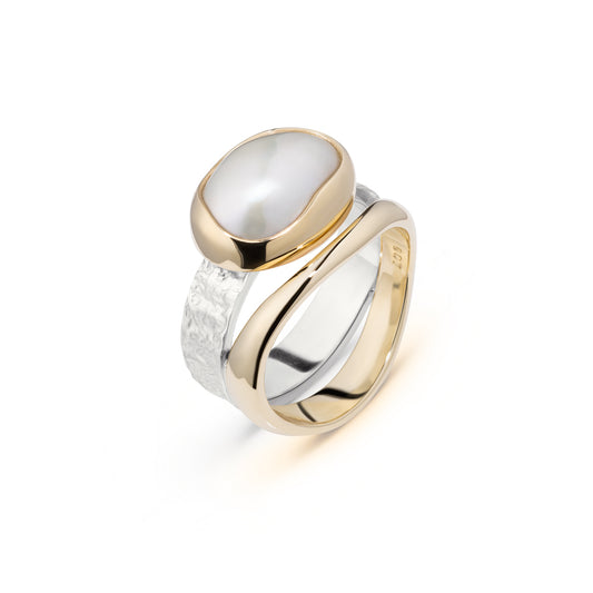 South Sea Mabe Pearl Ring