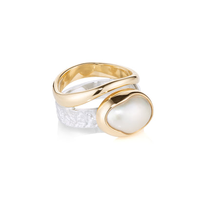 South Sea Mabe Pearl Ring