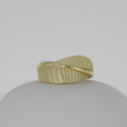 Frangipani Leaf Ring