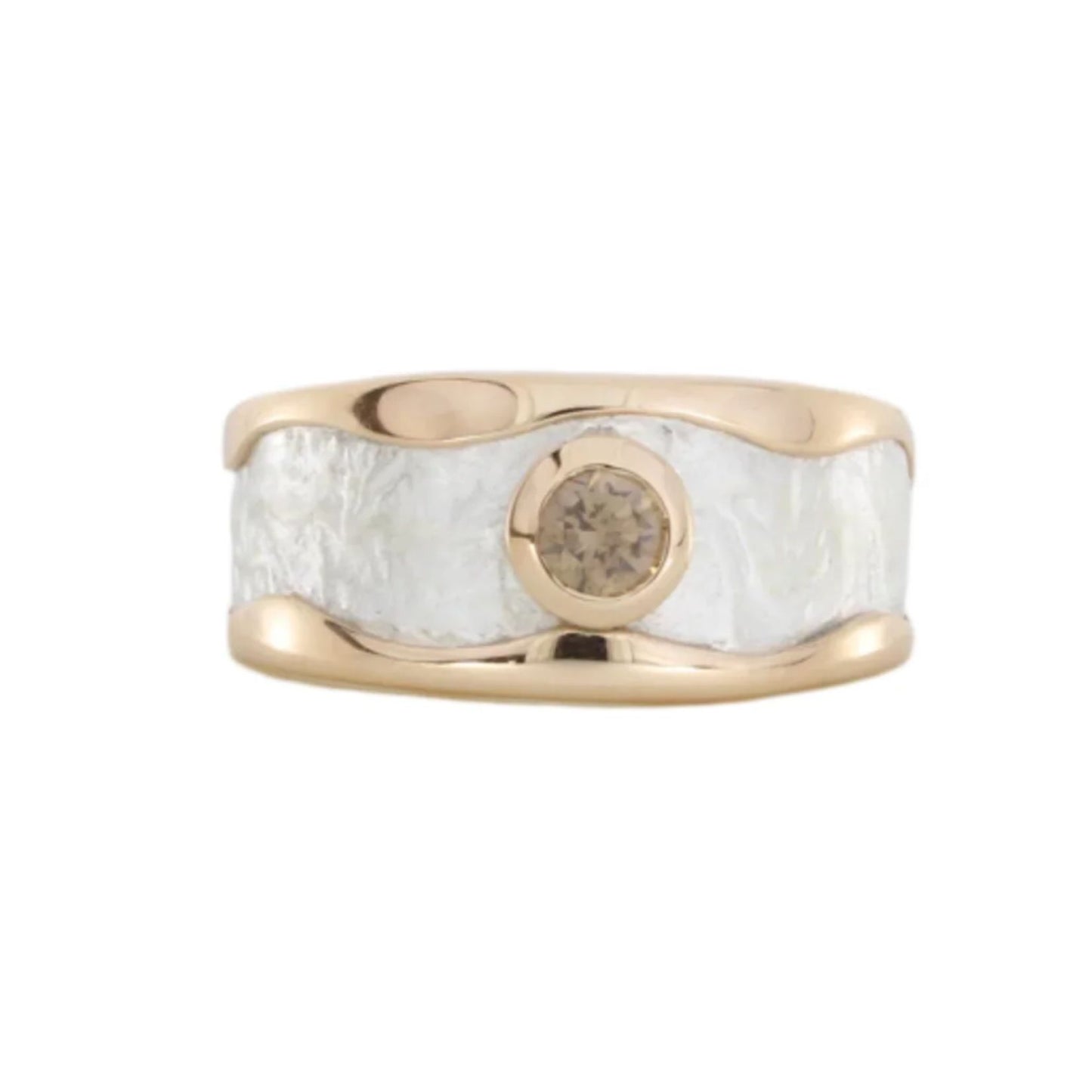 Diamond Carved Sleeves Ring POA