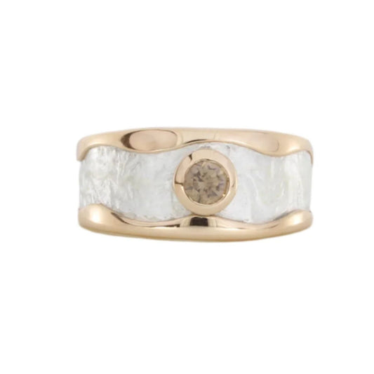 Diamond Carved Sleeves Ring POA